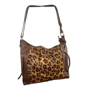 Garnet Hill zip top tote bag made in Italy